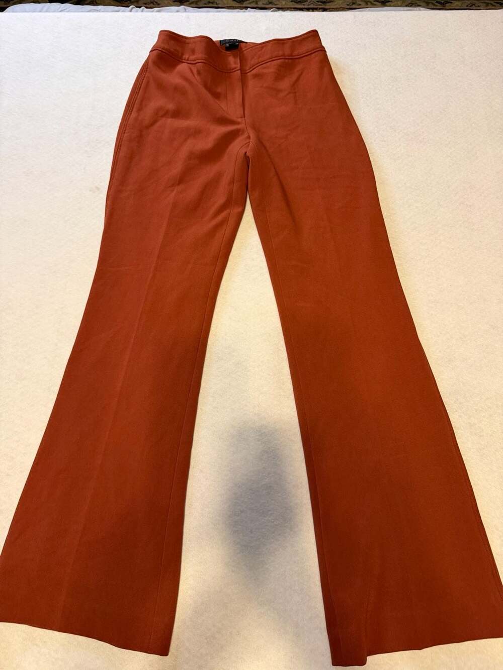 Epic Rusty Orange Flare Leg High Rise Dress Pants Size 2